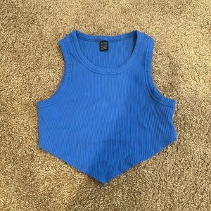 shein blue top size small